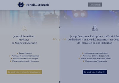 Présentation Générale de la plateforme Portail du Spectacle